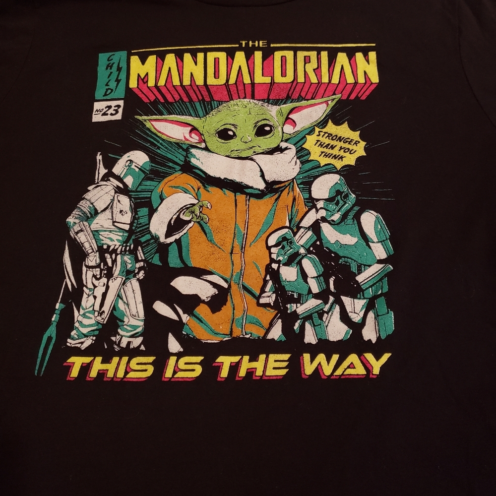 Star Wars The Mandalorian T-Shirt - Picture 2 of 3
